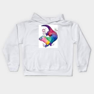 Rainbow Otter Kids Hoodie